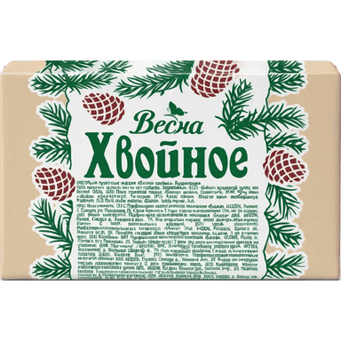 Мыло кусковое 140 г туалетное "Хвойное" Весна