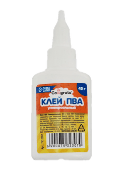 Клей ПВА Calligrata, 45 г, с дозатором Клей ПВА Calligrata, 45 г, с дозатором