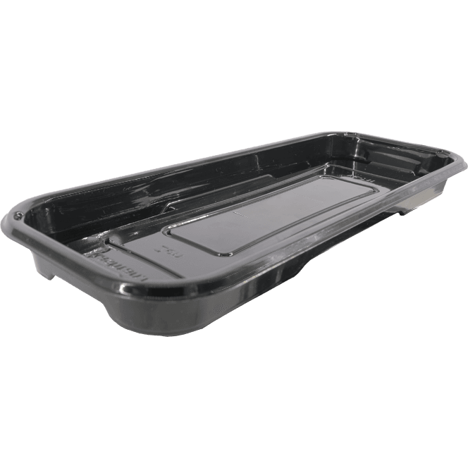 Контейнер/дно пластиковый УК-711 224*94*54 мм, черный под роллы/суши, без крышки К Контейнер/дно пластиковый УК-711 224*94*54 мм, черный под роллы/суши, без крышки К