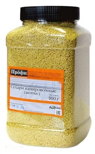Специя Панировочные сухари 900г, Желтые Специя Панировочные сухари 900г, Желтые