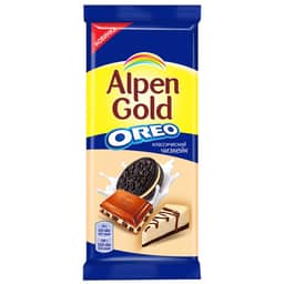 Шоколад "Alpen Gold" 85г, Орео-чизкейк Шоколад "Alpen Gold" 85г, Орео-чизкейк